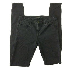 Joe's Jeans Womens Sz 29 Flawless Mid Rise Skinny Ankle Black Grey Denim 30x33.5